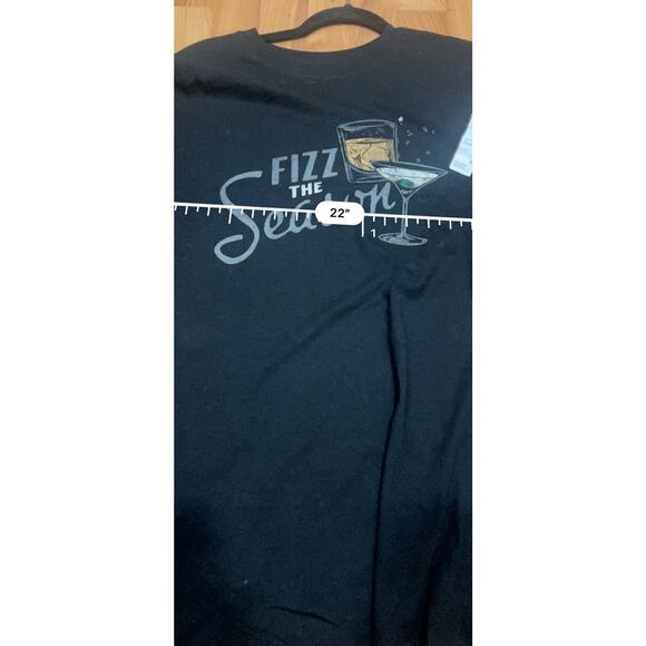 Goodfellow & Co Men's Graphic Fizz the season T-Shirt Black XL - Picture 4 of 4